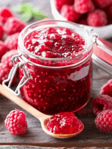 Raspberry Freezer Jam