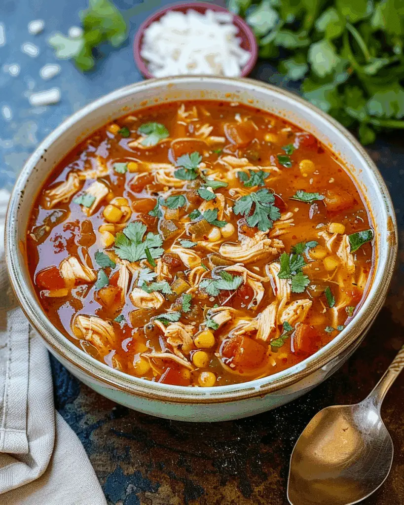 BBQ Chicken Soup