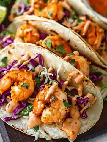 Bang Bang Shrimp Tacos