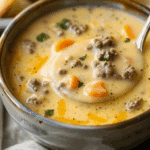 Crockpot Cheeseburger Soup