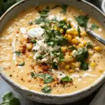 Creamy Mexican Street Corn Chicken Soup (Elote-Inspired)