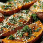 Garlic Parmesan Sweet Potato Wedges: A Delicious and Healthy Snack