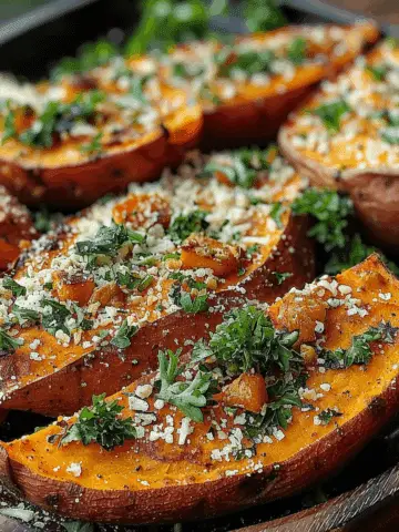 Garlic Parmesan Sweet Potato Wedges: A Delicious and Healthy Snack