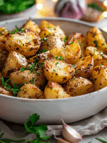 Garlicky Roasted Potatoes