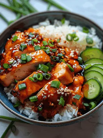 Sticky Honey Gochujang Chicken (Air Fried or Baked)