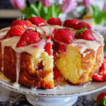 Strawberry Pineapple Pound Cake