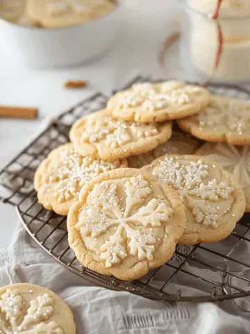 Soft and Chewy Drop Sugar Cookies