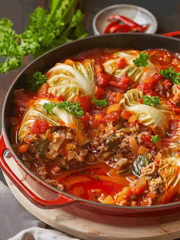Unstuffed Cabbage RollsUnstuffed Cabbage Rolls (Easy One‑Pot Recipe)