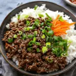 Korean Ground Beef Bowl
