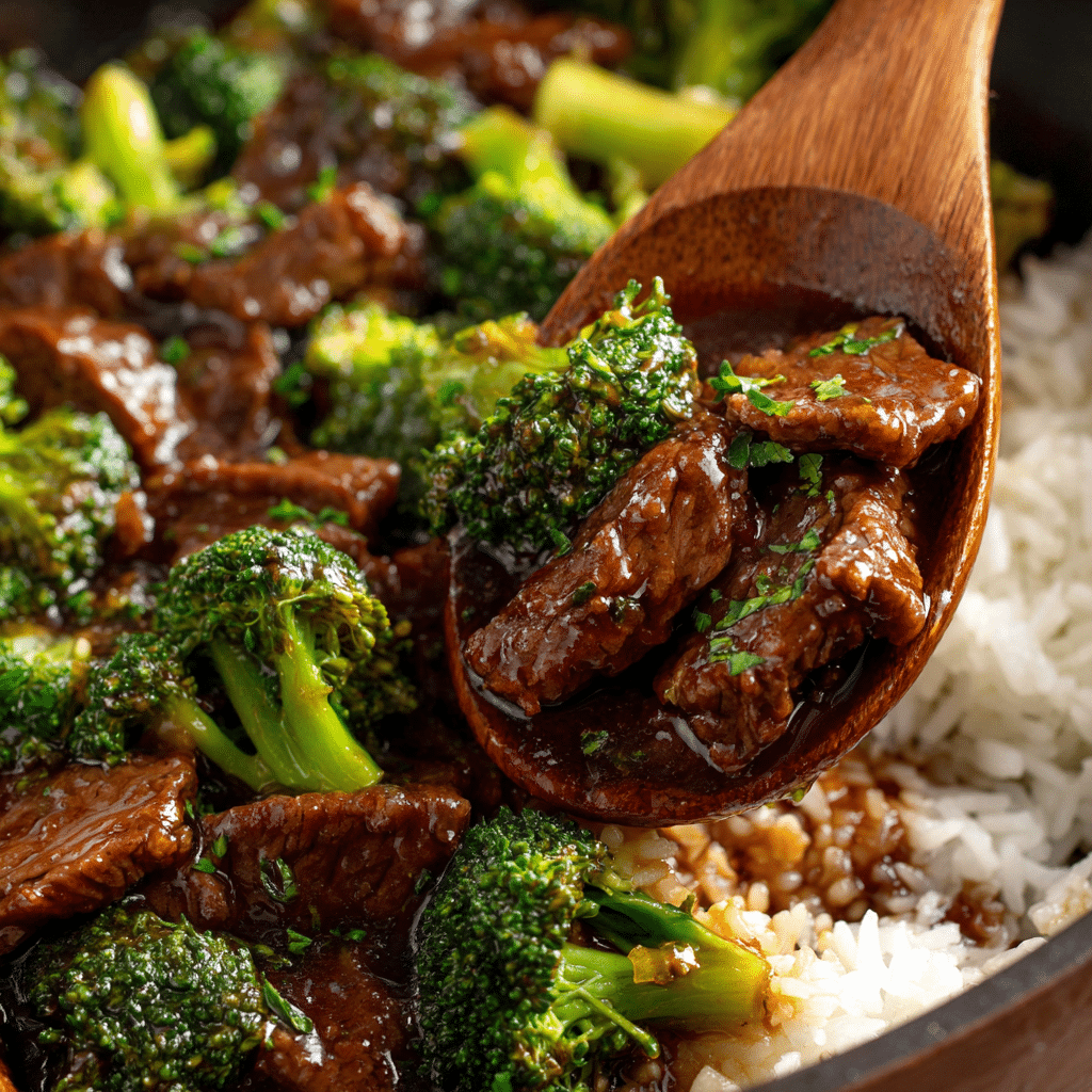 Savory Crock Pot Beef and Broccoli