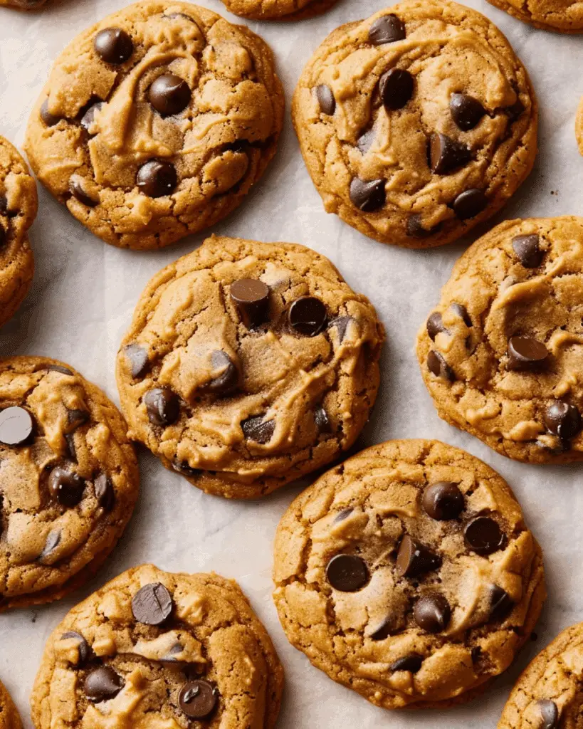 Soft Batch Pumpkin Chocolate Chip Cookies