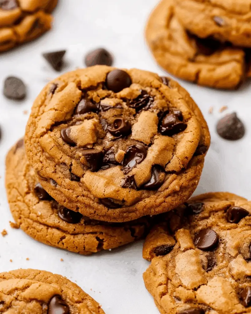 Soft Batch Pumpkin Chocolate Chip Cookies