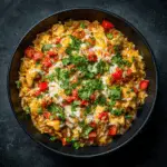 Pollo Loco (Mexican Adobo Chicken with Saffron Rice and Queso)