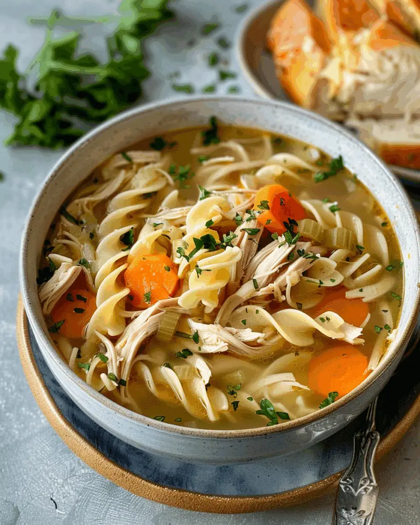 Classic Homemade Chicken Noodle Soup