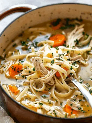 Classic Homemade Chicken Noodle Soup