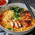 Fiery Chicken Ramen: A Comforting Noodle Bowl