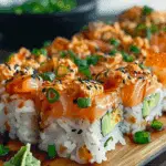 Spicy Salmon Sushi Bake