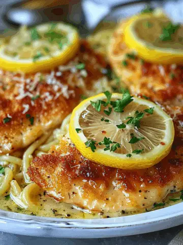 Crispy Lemon Romano Chicken Cutlets