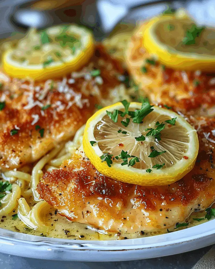 Crispy Lemon Romano Chicken Cutlets