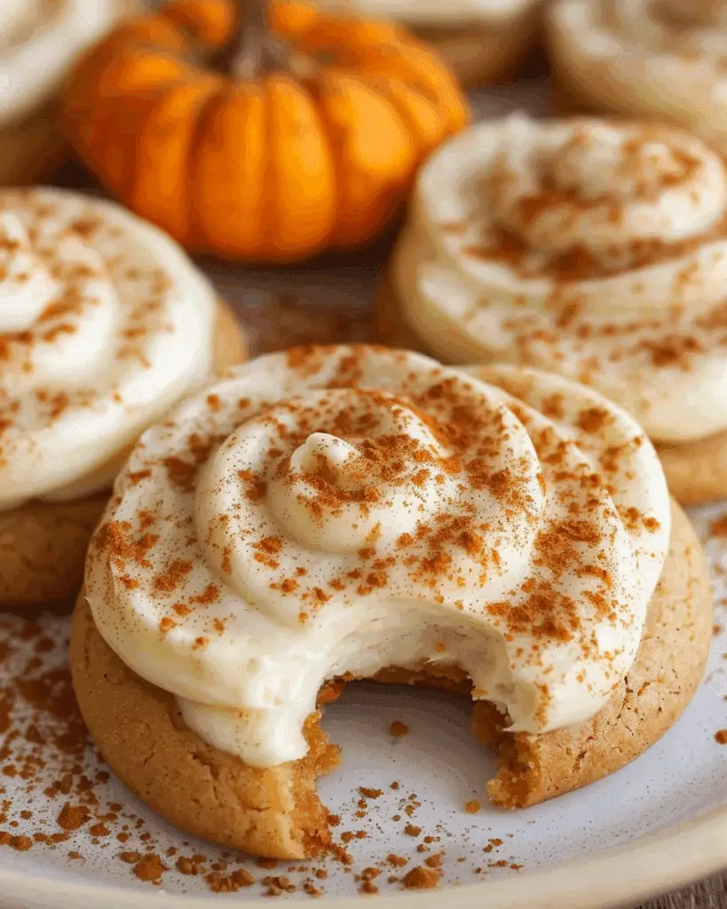 Soft Spice Sugar Cookies with Cream Cheese Frosting