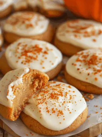 Soft Spice Sugar Cookies with Cream Cheese Frosting