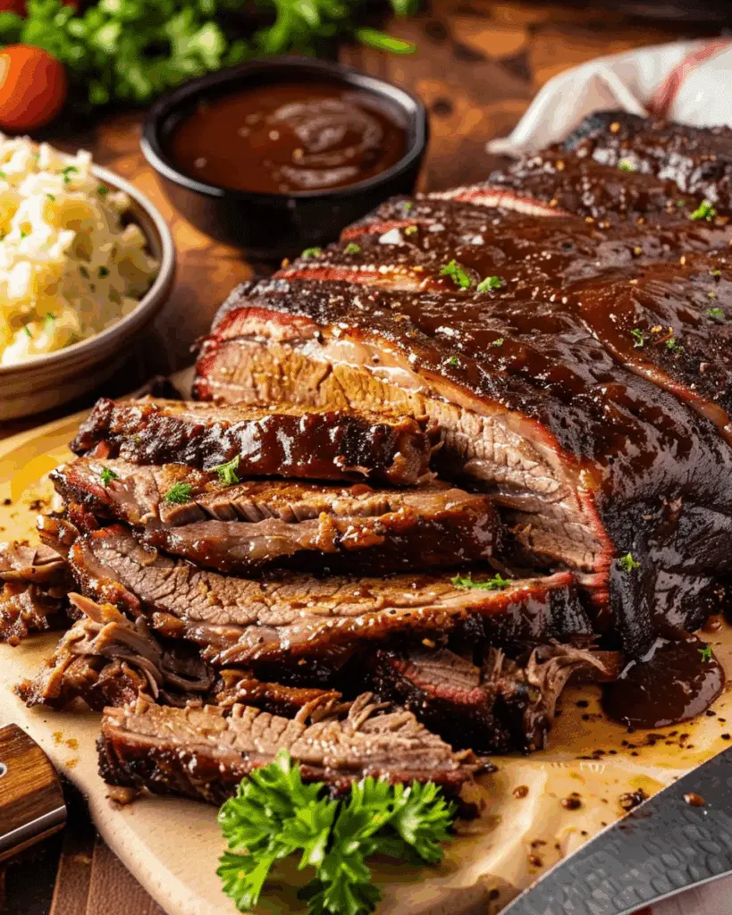 Crock Pot Brisket Recipe with BBQ Sauce