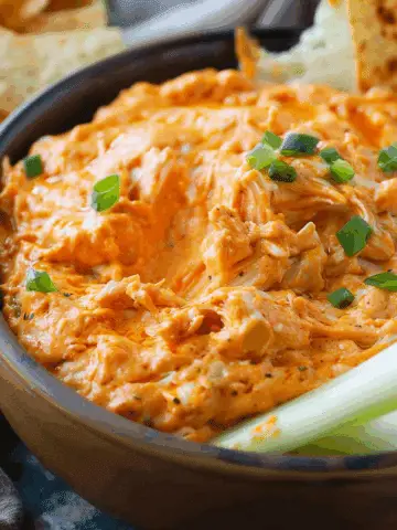 Crockpot Buffalo Chicken Dip