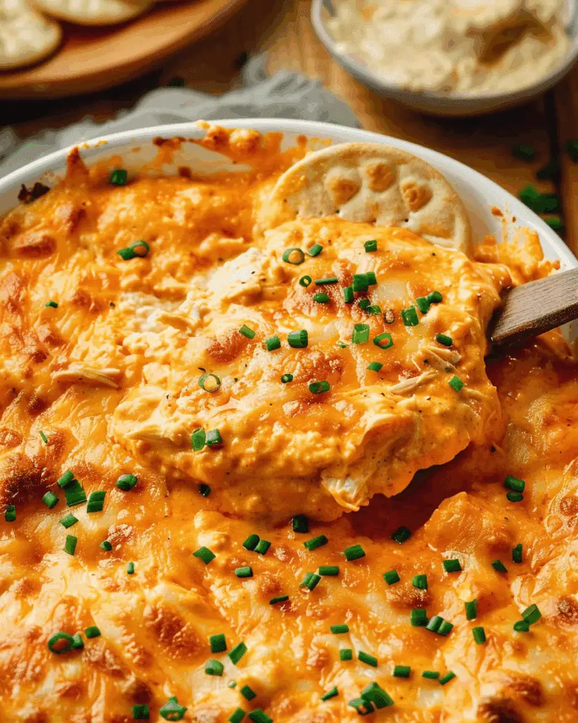 Crockpot Buffalo Chicken Dip