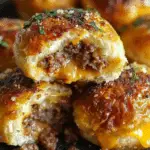 Garlic Cheeseburger Bombs
