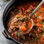 Hearty Italian-Style Beef and Vegetable Soup