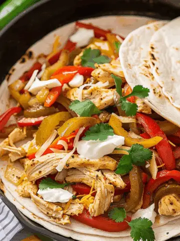 Slow Cooker Chicken Fajitas