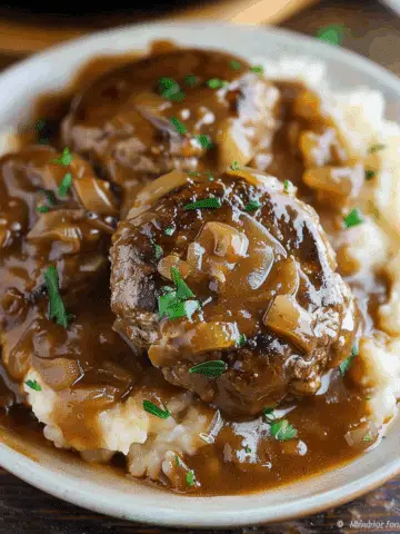 Slow Cooker Salisbury Steaks