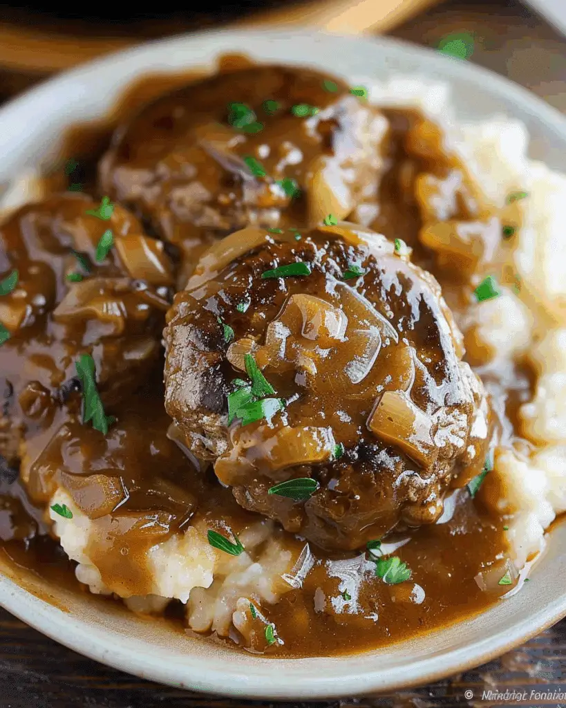 Slow Cooker Salisbury Steaks