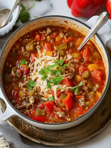 Stuffed Pepper Soup