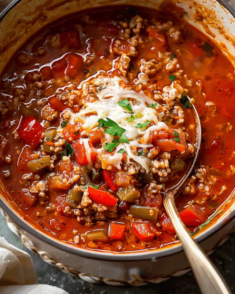 Stuffed Pepper Soup