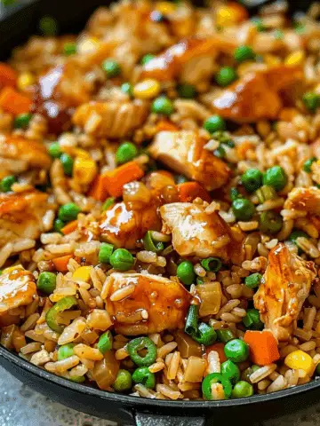 Bang Bang Chicken Fried Rice