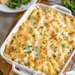Chicken Alfredo Bake