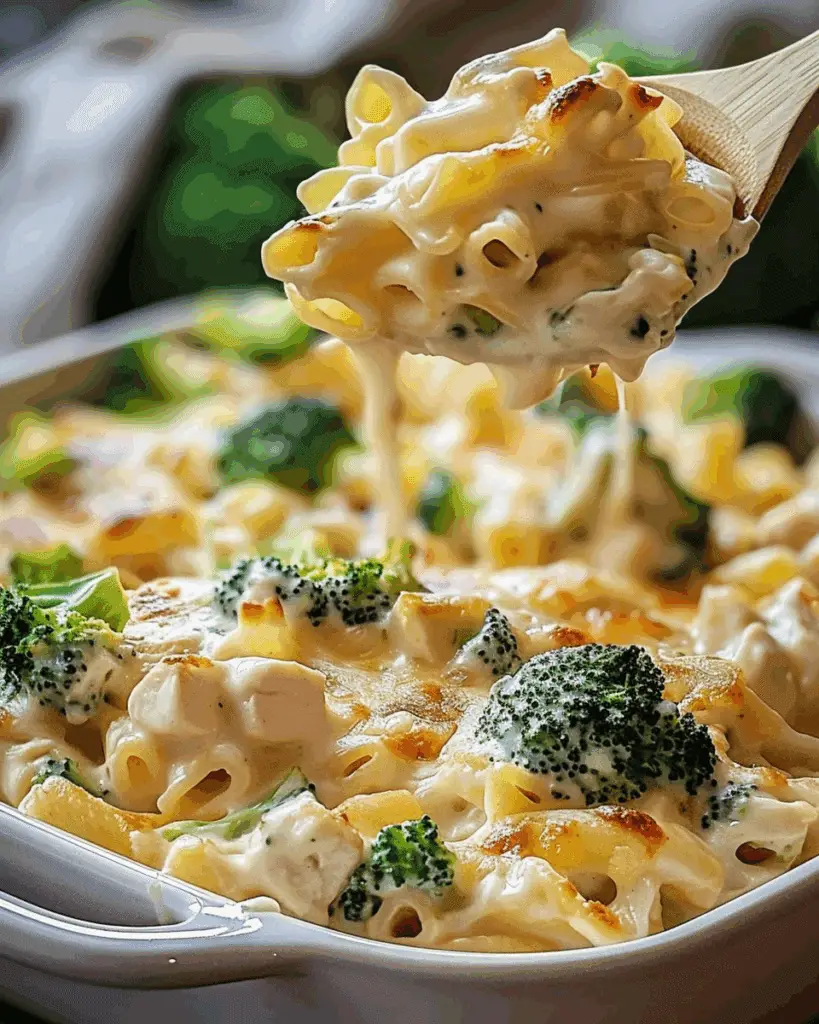 Chicken Broccoli Alfredo Bake
