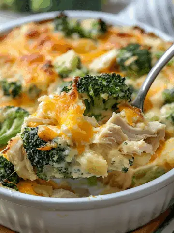 Creamy Chicken Potato Broccoli Casserole