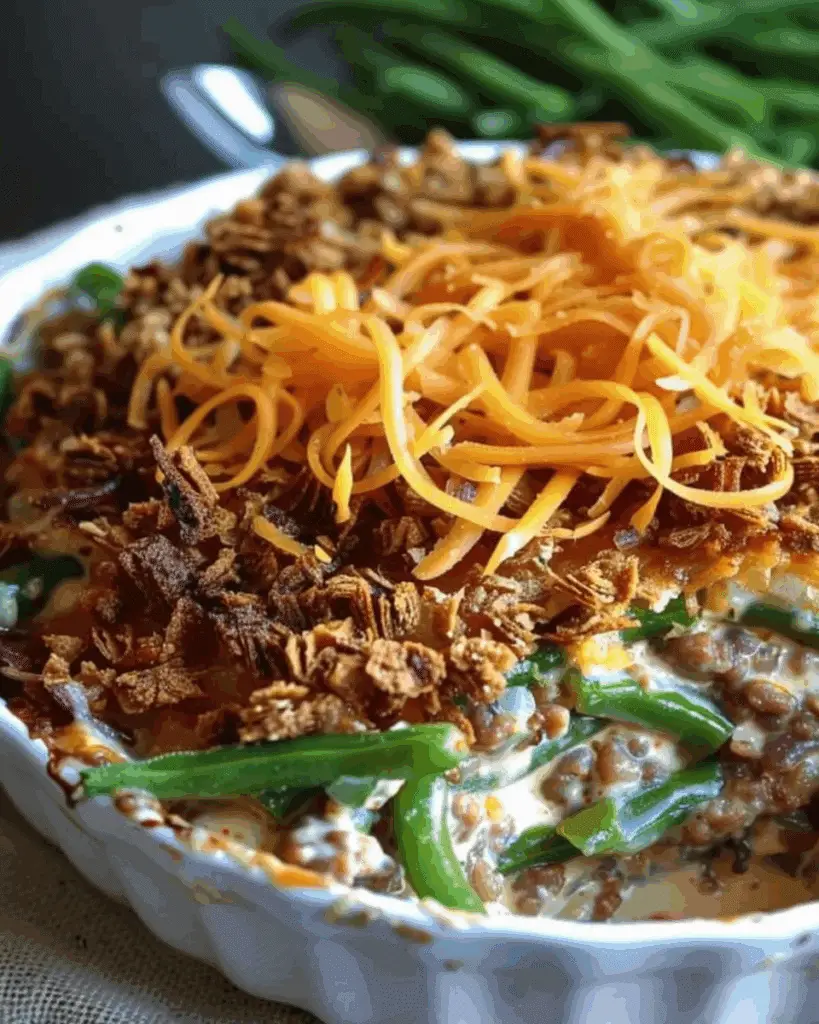 Hamburger Green Bean Casserole