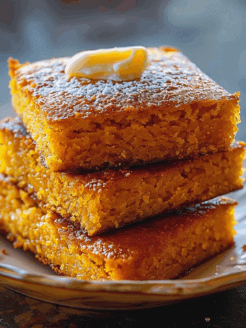 Honey Butter Sweet Potato Cornbread