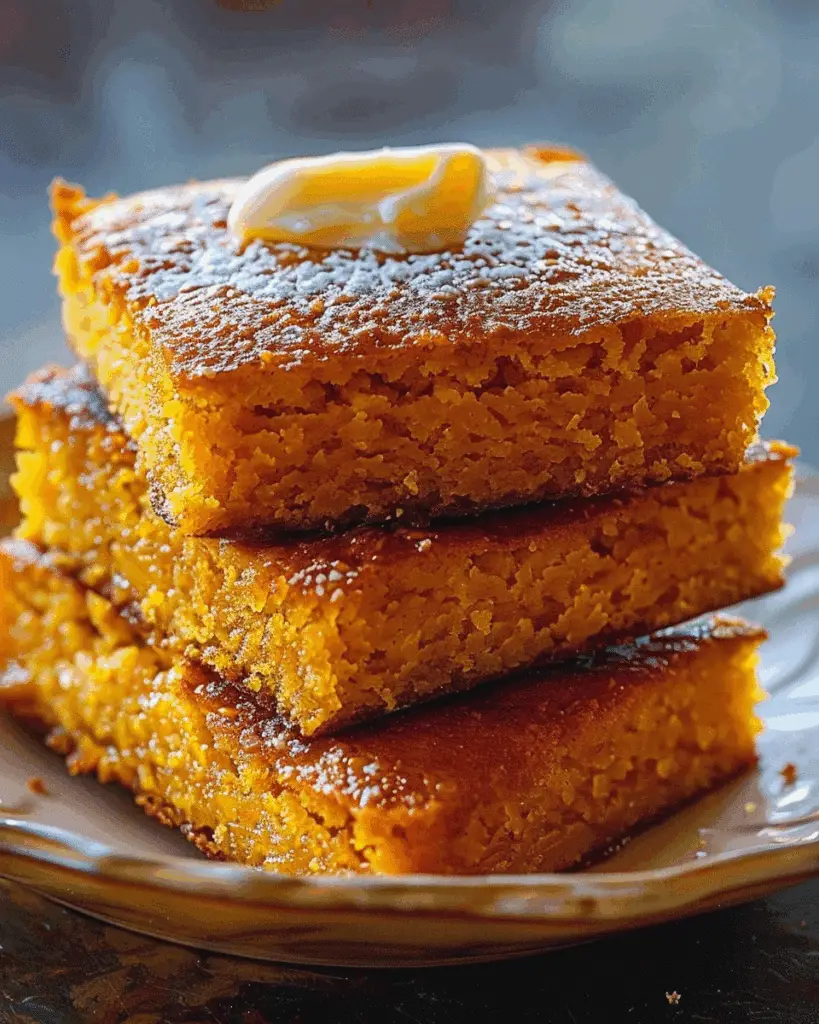 Honey Butter Sweet Potato Cornbread