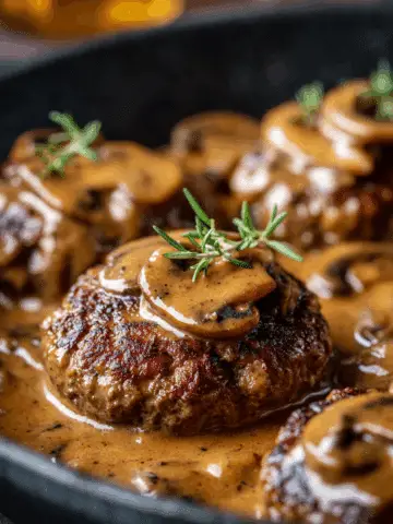 Salisbury Steak with Mushroom-Onion Gravy