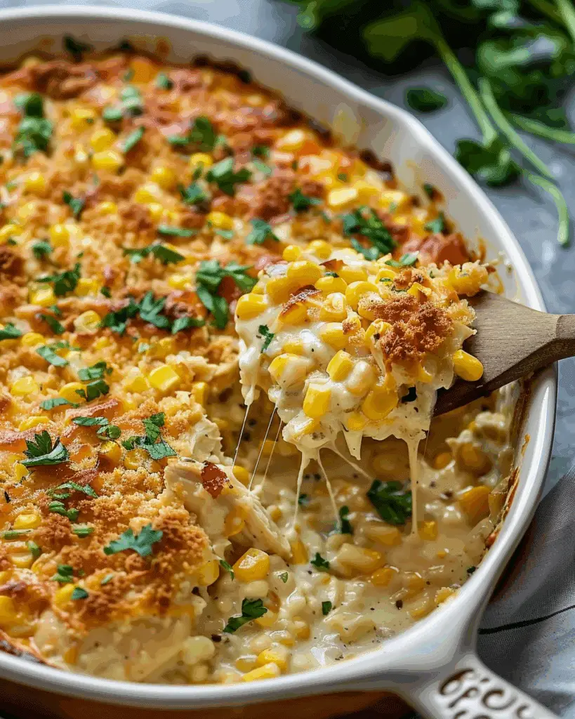 Street Corn Chicken Casserole