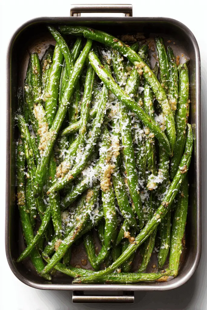 Roasted Parmesan Green Beans
