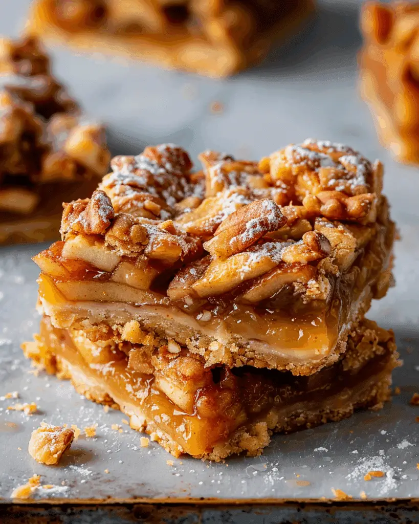Apple Crumble Bars
