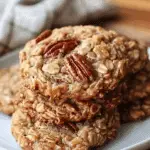 Chewy Oatmeal Pecan Cookies