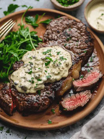 Creamy Blue Cheese Sauce for Steak