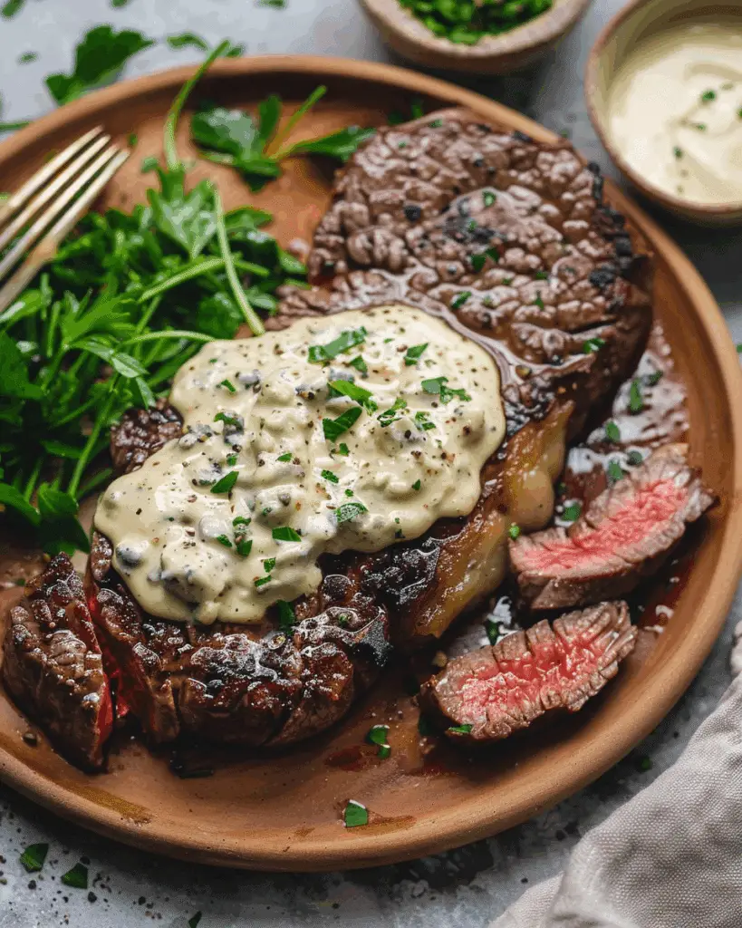 Creamy Blue Cheese Sauce for Steak