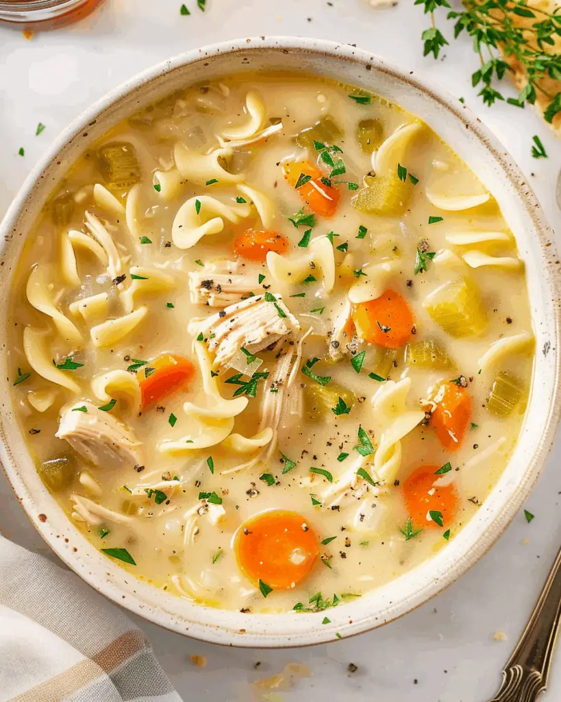 Creamy Chicken Noodle Soup